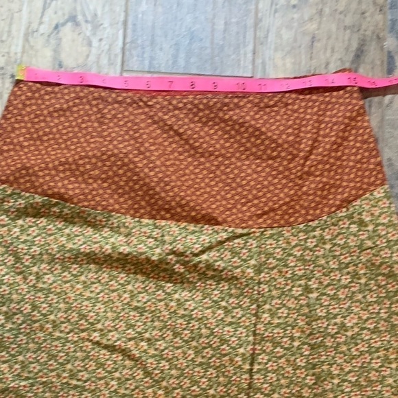 Women’s floral 2 pattern skirt with side zipper - Picture 5 of 5